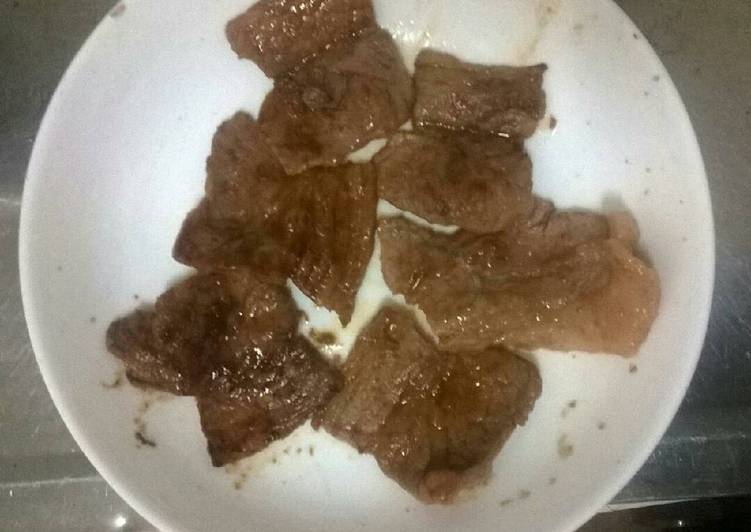 Steps to Make Favorite Fried beef