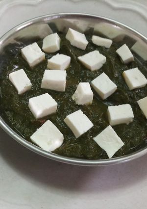 पालक पनीर रेसिपी मुख्य फोटो