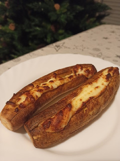 Una foto de Plátanos machos maduros asados en Airfryer