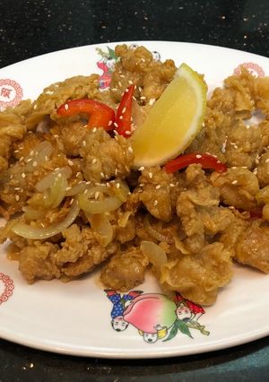 Foto resep Ayam saus lemon madu 🍋