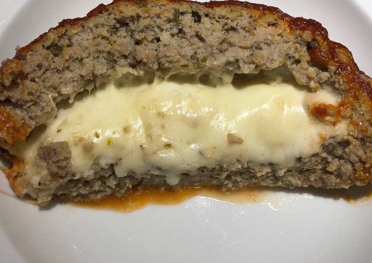 Recipe of Ultimate Cheesy Turkey Meatloaf