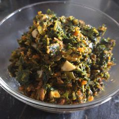 A picture of Methi-Besan Subzi.