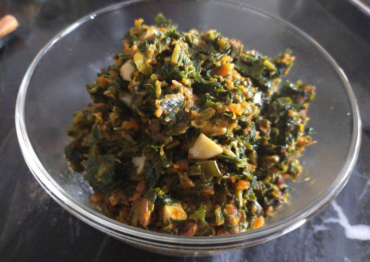 How to Prepare Perfect Methi-Besan Subzi