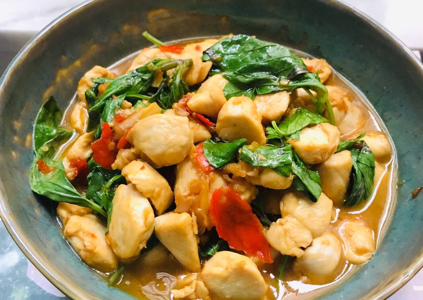 Chicken Thai Basil 🇹🇭<br />(Ayam Kemangi Thailand)