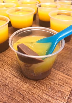 Foto resep Choco orange silky pudding