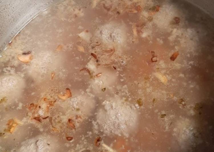 Resep Sop baso jagung yang Enak