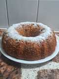 Budin integral de avena, arandanos y yogur sabor a duraznos con limon🍋🫐