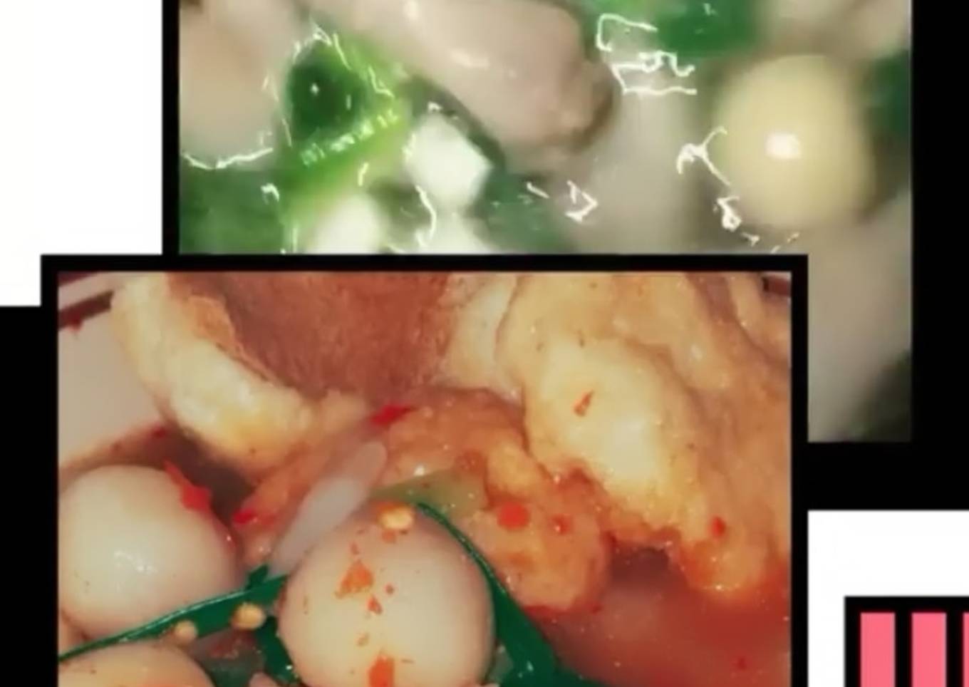 Cilok,ceker kuah pedas