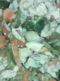 Pollo en cubos con chintomas y vegetales