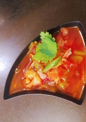 A picture of Chindian Curry.