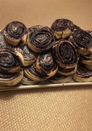 Gyors kakaós csiga recept fotója