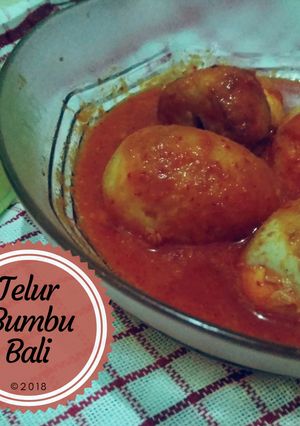 Foto resep Telur Bumbu Bali