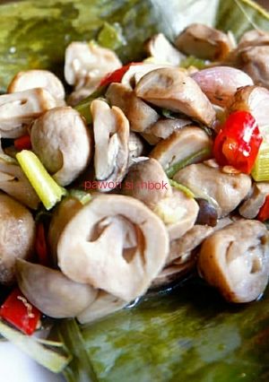Foto resep Pepes jamur merang sederhana