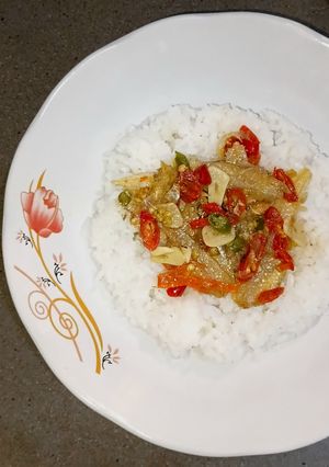 Foto resep Tumis Ikan Asin Bulu Ayam