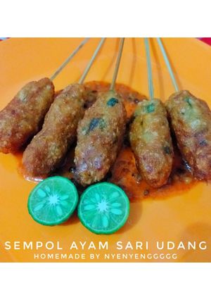 Foto resep 🍢 Sempol Ayam Blackpapper sari Udang 🦐