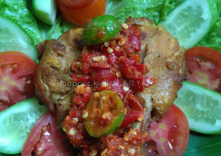 Resep Ayam Penyet yang mudah