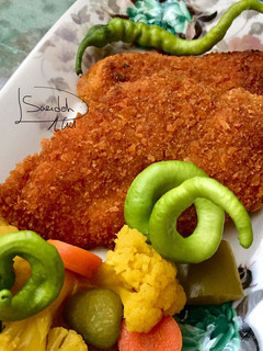عکسی از دستور شنیسل مرغ یا سینه سوخاری