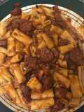 Macarrones con chorizo