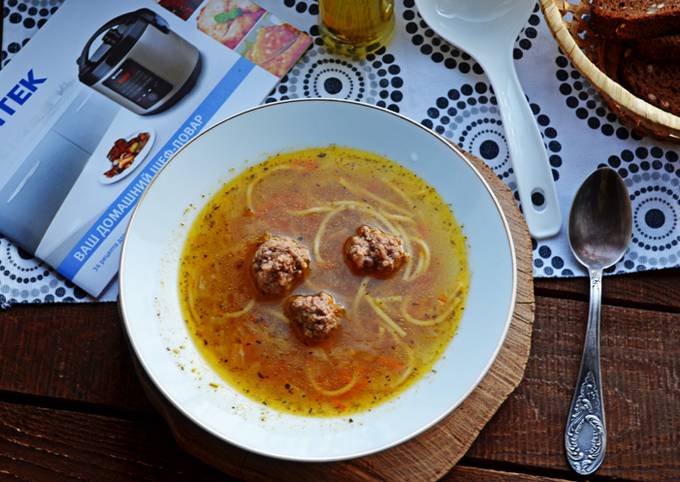 Суп с фрикадельками: рецепт пошагово с фото | Еда от ШефМаркет | Дзен