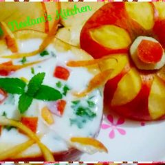 Minty Apple Raita A picture of Minty Apple Raita.