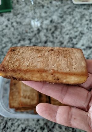 Una foto de Tofu ahumado al horno