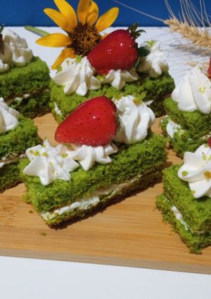 عکسی از دستور تر برشی اسفناج با کرم پنیری