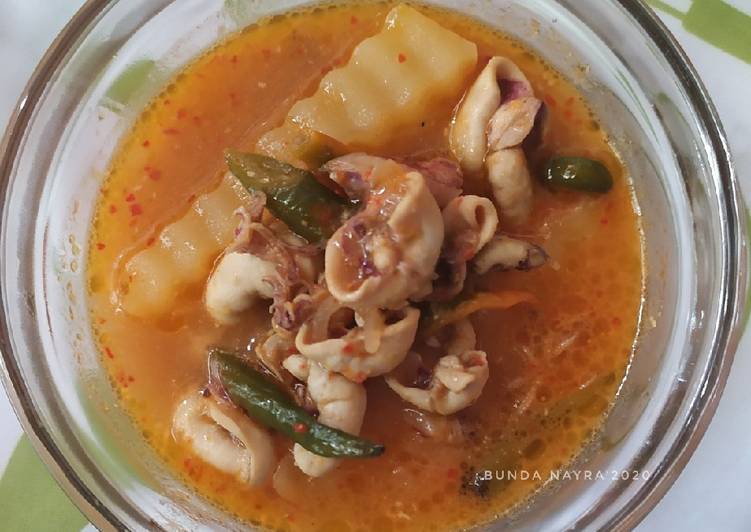 Resep Cumi Kuah Santan Lezat