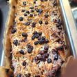 Puding Roti Panggang Coklat