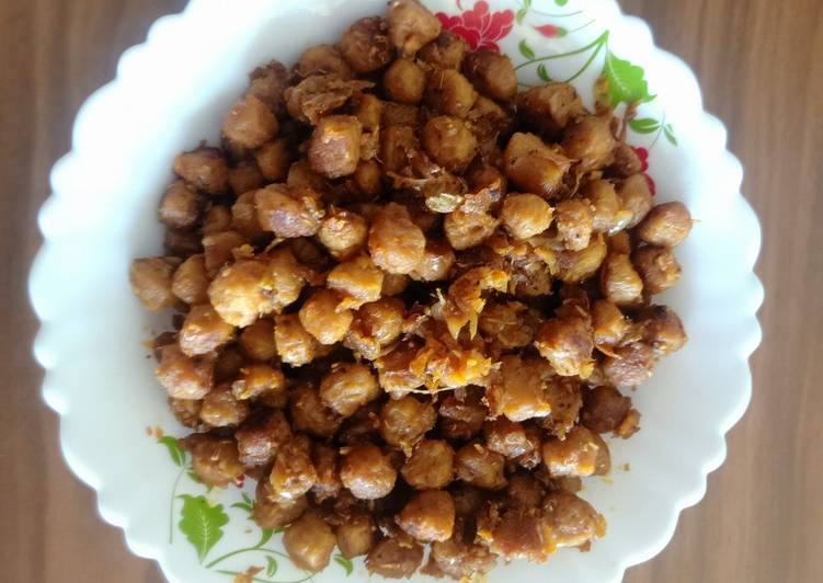 Steps to Make Ultimate Soya granules roast