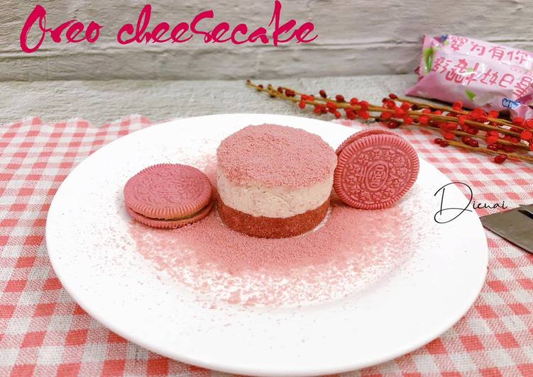 Easiest Way to Make Yummy Cheese cake oreo hoa anh đào