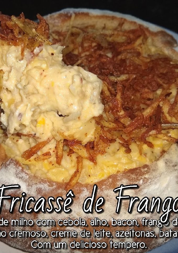 Una foto de Pan Italiano con relleno de Fricassê de Pollo