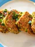 Vegan French toast / Non Fried Veggies Bread Pakoras