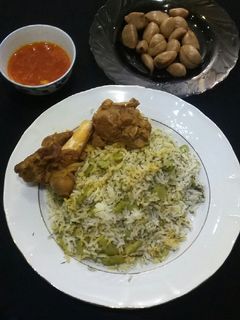 عکسی از دستور باقالی پلو