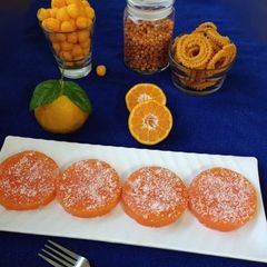 A picture of Orange Turkish Delight.