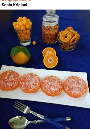 A picture of Orange Turkish Delight.