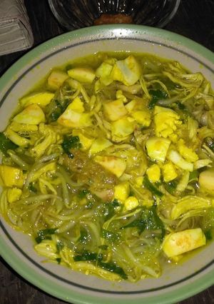 Foto resep Soto kuning tanpa santan (Ayam)