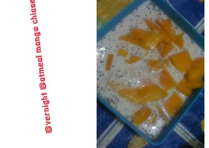 Resep Overnight Oatmeal Mango And Chiaseed Oleh Fatma Faniez - Cookpad