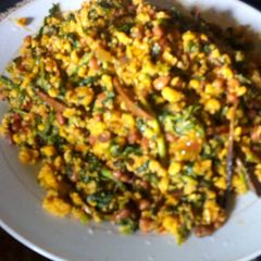 A picture of Maize vegetable/otipiri.
