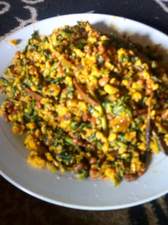 A picture of Maize vegetable/otipiri.