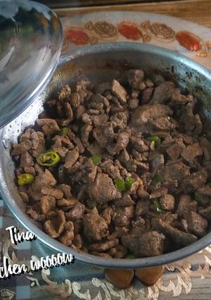 صورة لوصفة كبدة اسكندراني