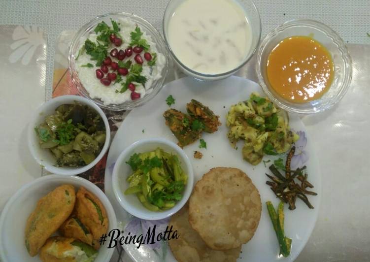 Gujarati Thali Platter