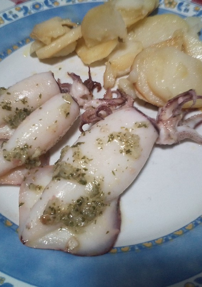 Una foto de Chipirones a la plancha