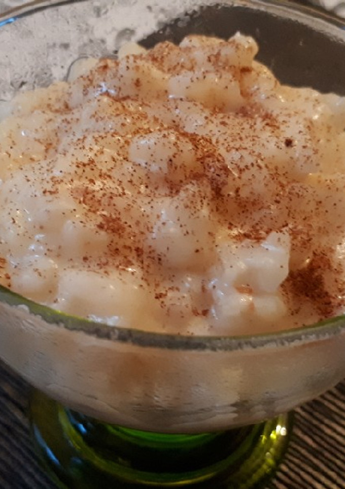 Una foto de Rice pudding (arroz con leche)