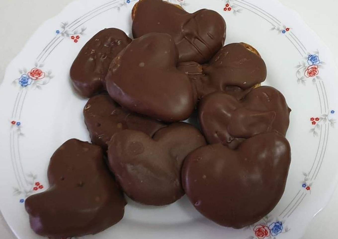 Mini palmeritas de chocolate