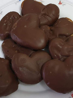 Una foto de Mini palmeritas de chocolate