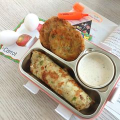 Vitamin Cutlets with Protein Paratha A picture of Vitamin Cutlets with Protein Paratha.