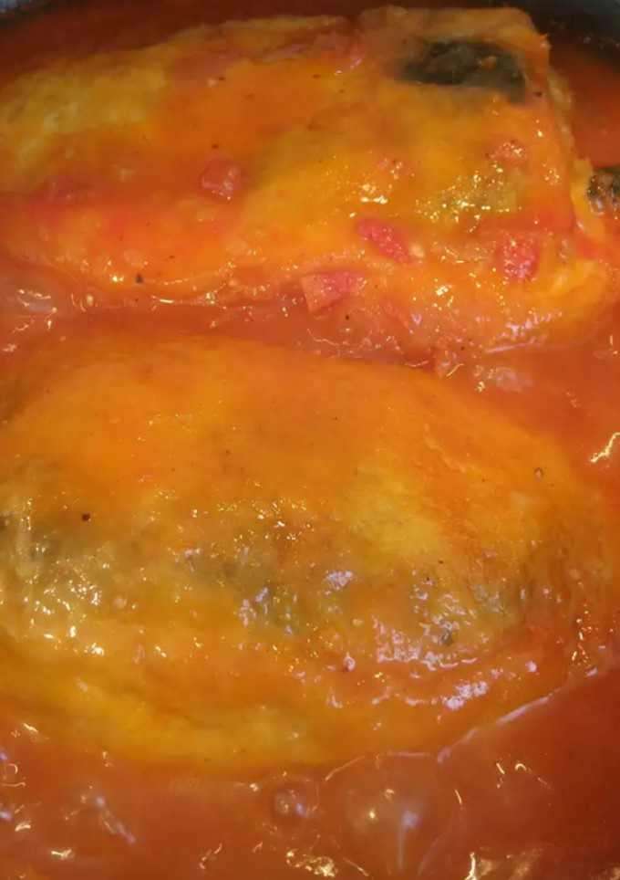 Una foto de Chiles rellenos!! 🤤❤️
