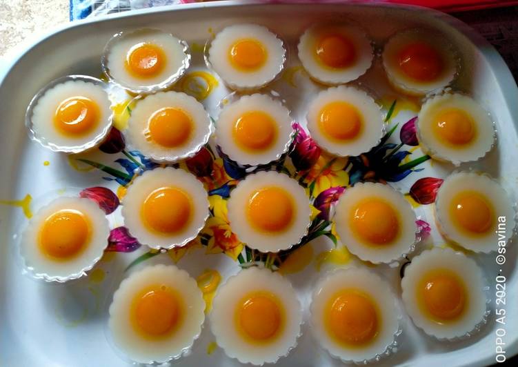 Puding telur ceplok