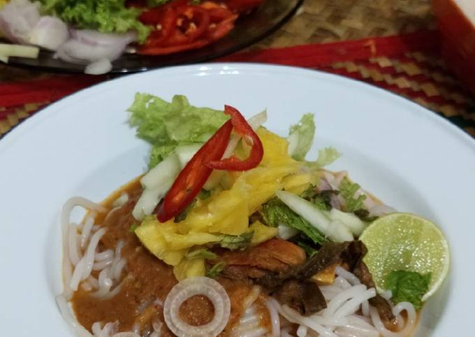 How to Cook Delicious Laksa Penang Kuah Nanas