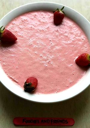 A picture of Strawberry souffle.